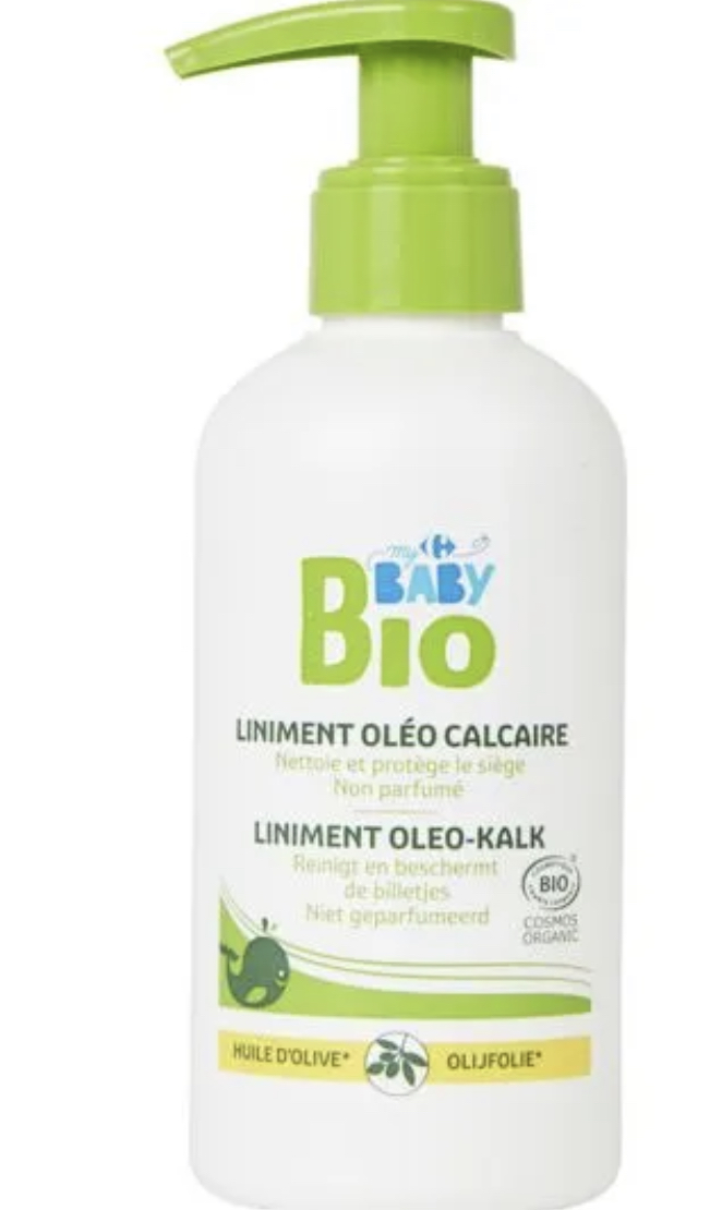 Liniment oléo calcaire huile d’olive CARREFOUR BABY BIO