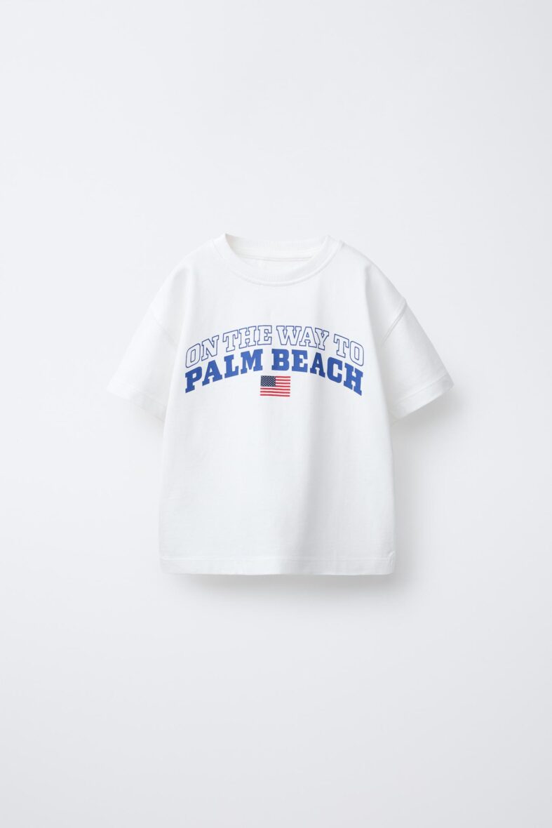 T-SHIRT IMPRIMÉ VARSITY