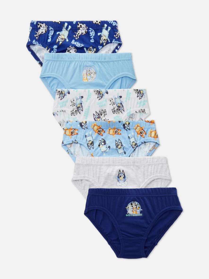 Lot de 6 culottes graphiques Bluey