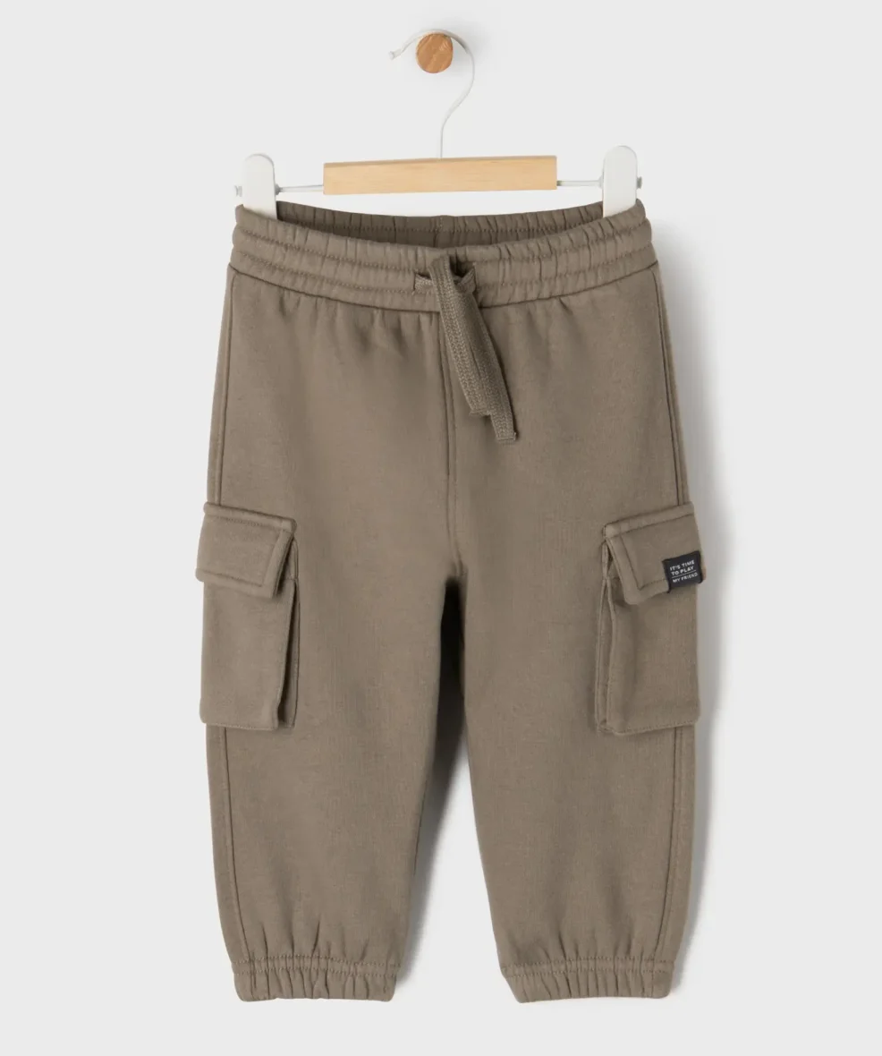 Jogging cargo en molleton