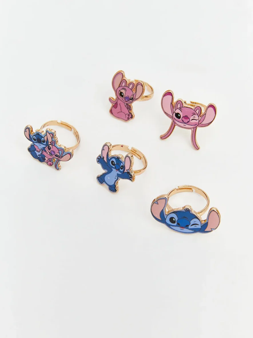Lot De Bagues Lilo & Stitch