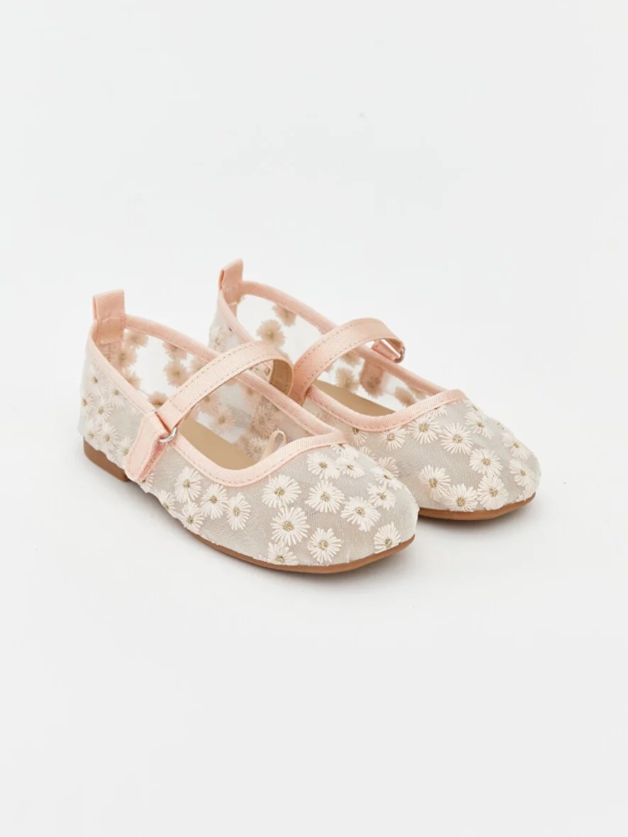 Ballerines En Mesh Brodé Floral 28
