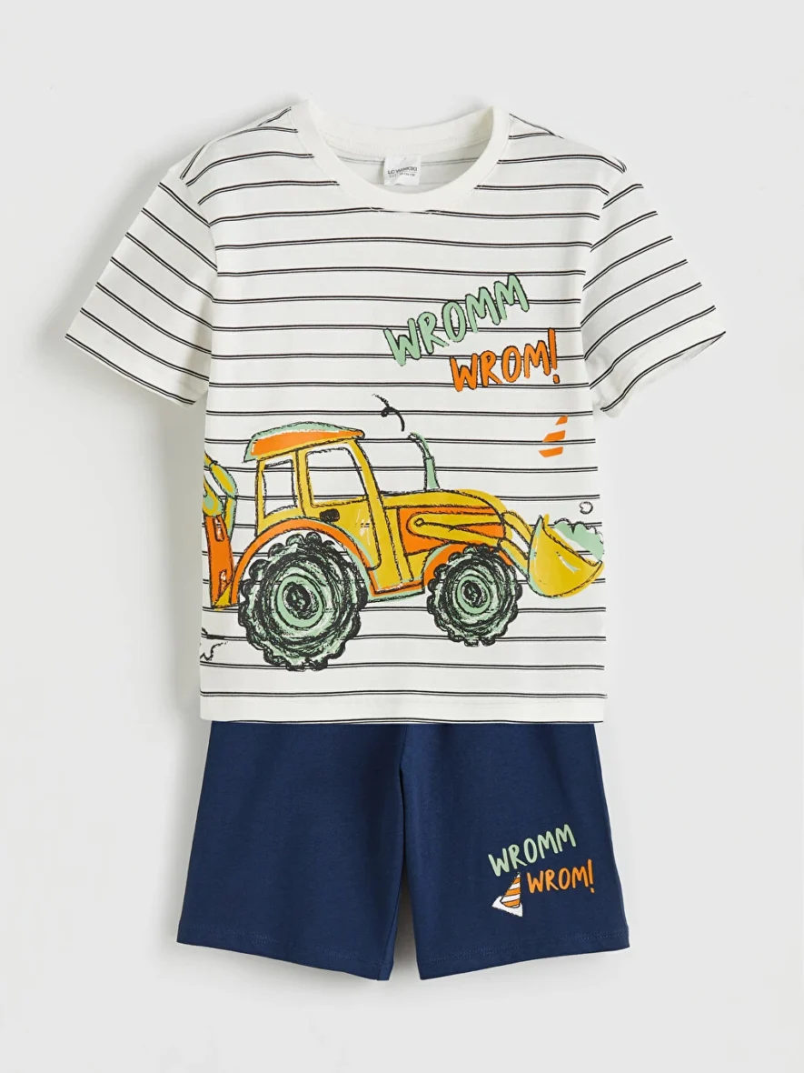T-shirt Imprimé Et Short