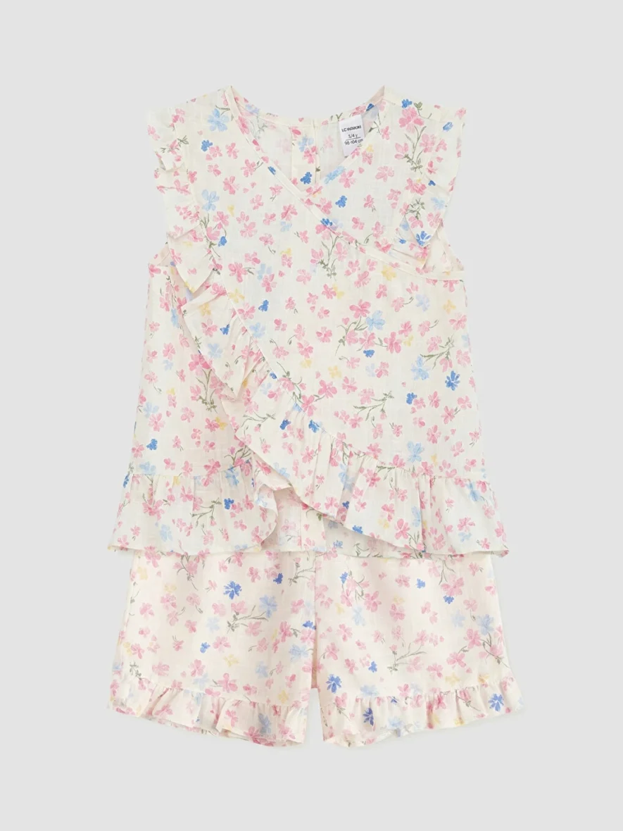 Blouse Et Short À Motif Floral