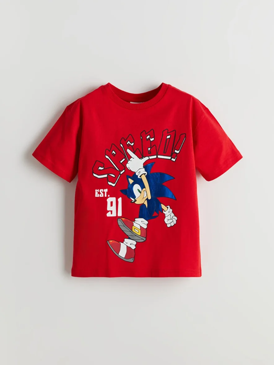 T-shirt À Col Rond Sonic