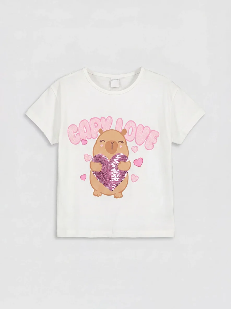 T-shirt À Col Rond