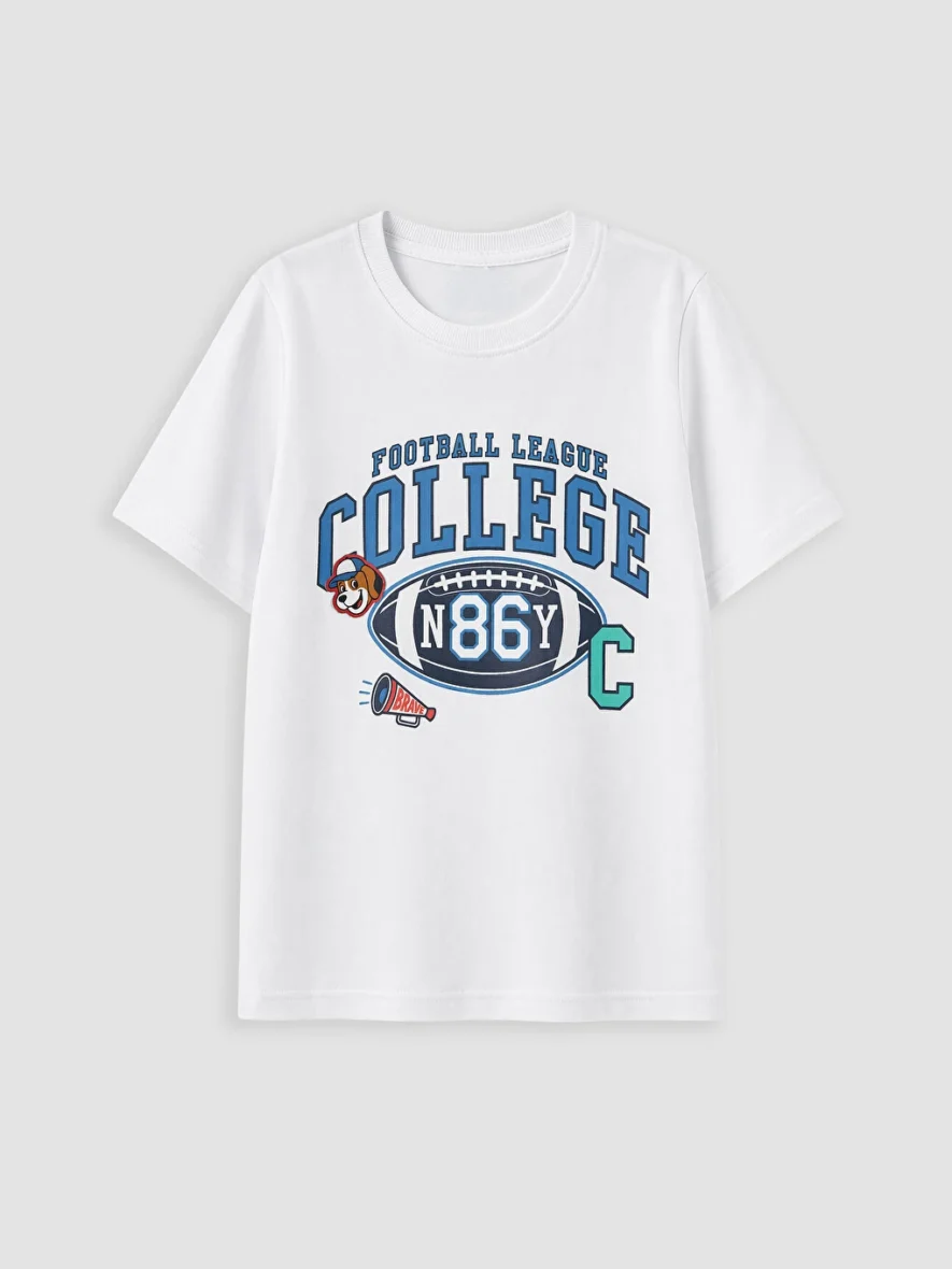 T-shirt Col Rond Imprimé